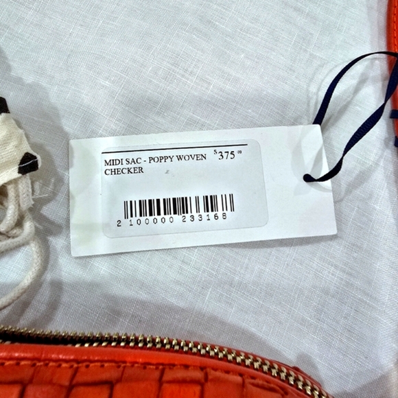 Claire V Midi Sac Poppy Woven + Bonus Strap (Brand new) - Picture 9 of 10